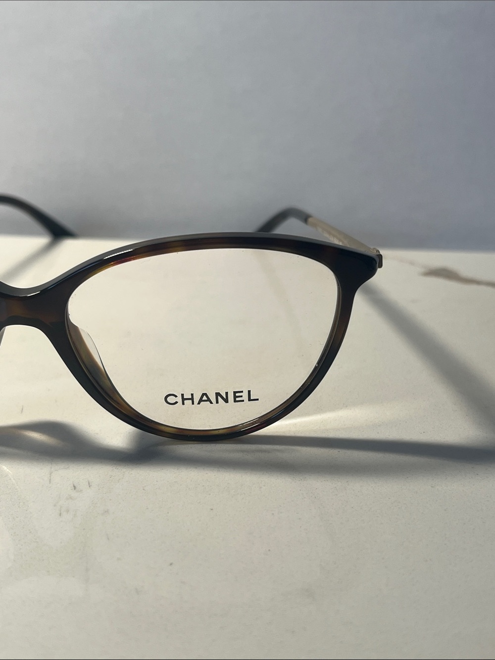 Authentic CHANEL Brown Tortoiseshell Eyeglasses 3293-B-A c.714 - Picture 2 of 7